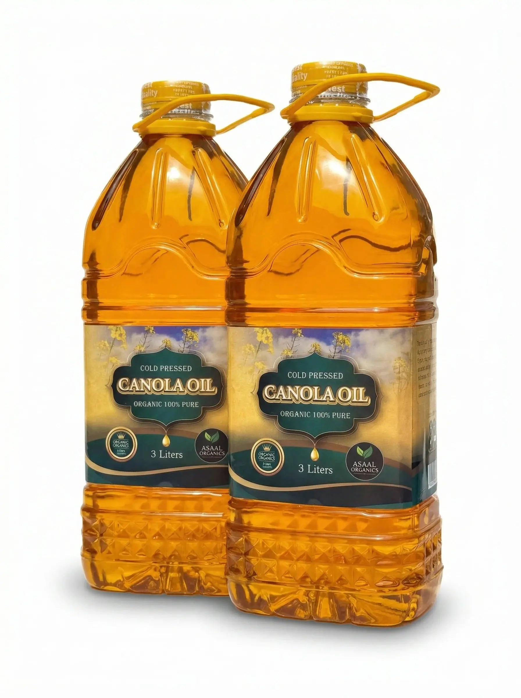Pure Canola Oil — 3L × 2 Pack Asaal Organics