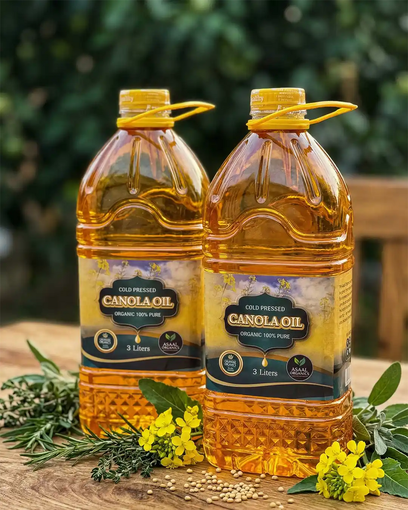 Pure Canola Oil — 3L × 2 Pack