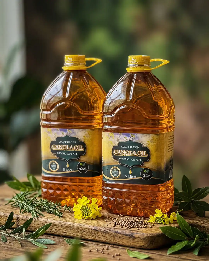 Pure Canola Oil — 5L × 2 Pack
