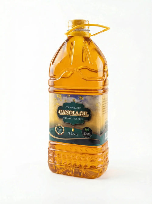 Pure Canola Oil — 3L Family Size Asaal Organics