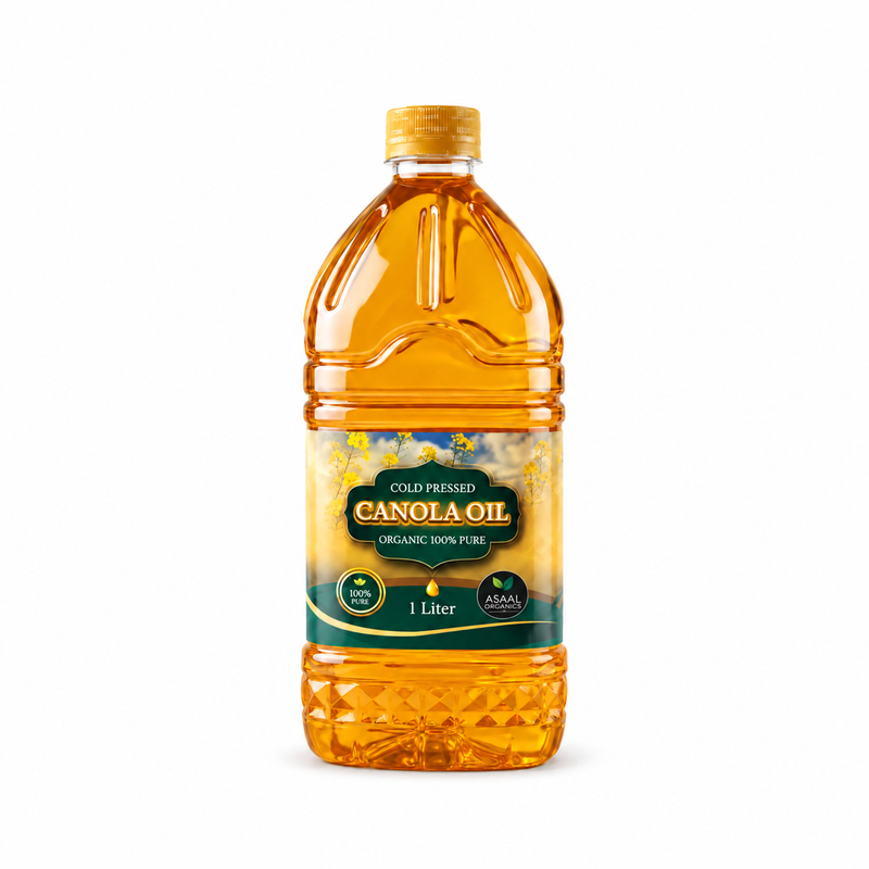 Pure Organic Cold-Pressed Canola Oil – 1L Starter Pack