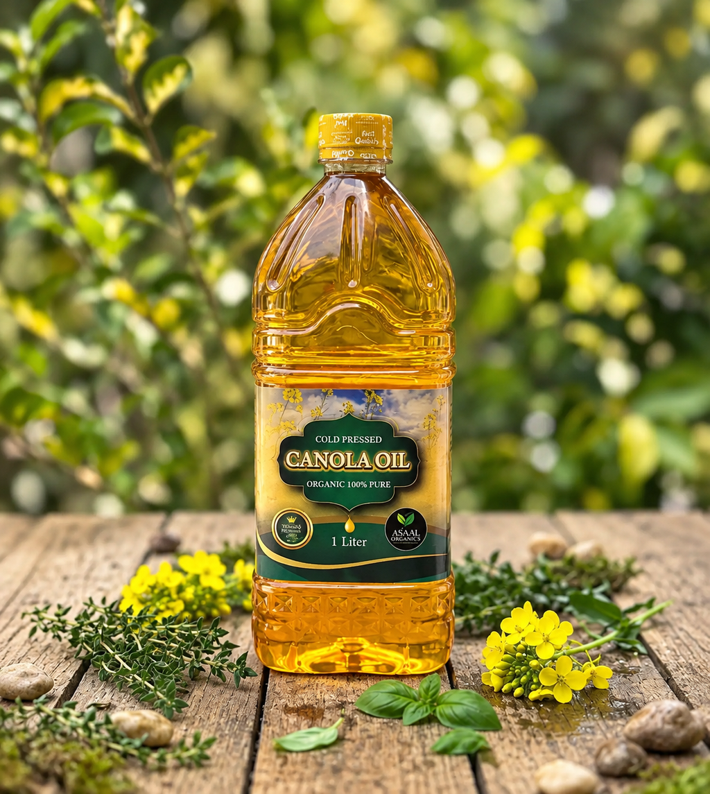 Pure Organic Cold-Pressed Canola Oil – 1L Starter Pack