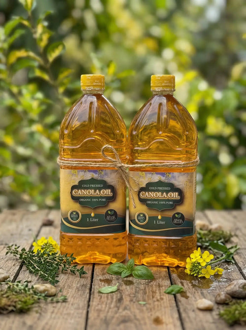 Pure Canola Oil — 1L × 2 Pack Asaal Organics